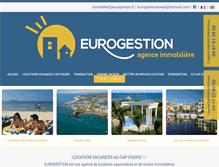 Tablet Screenshot of eurogestion.fr